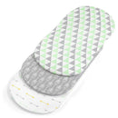 3PC Soft Baby Bassinet Set Cradle Fitted Sheets for Mattress Pads Sleeper Cover