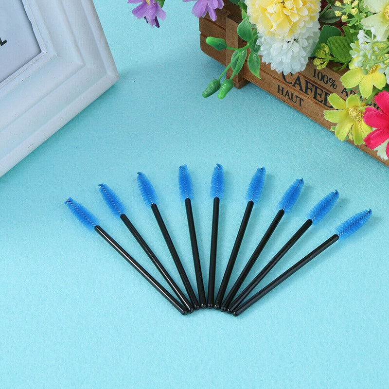 50PCS Disposable Eyelash Brush Mascara Wands Applicator Spoolers Makeup(4)