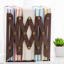 1 Pcs The Freedom To Adjust Bookshelf Large Metal Bookend Desk Holder Stand X3H4