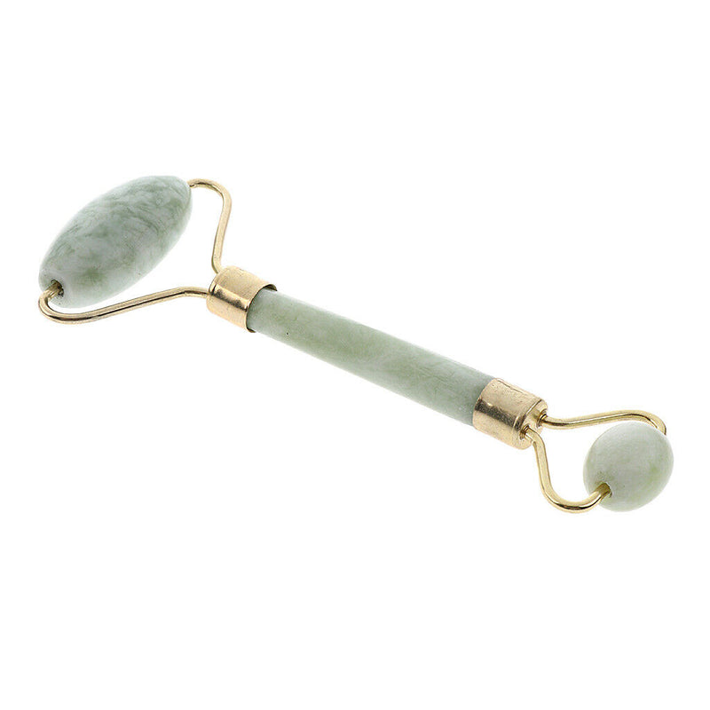 Jade Roller for Face - 100% Natural Face Roll - Facial Eye and Neck Massage Tool
