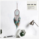 Handmade Dream Catcher LED Light Feathers Wall Hanging Dreamcatcher Decor