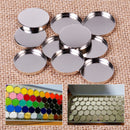 20 Pcs 26MM Empty Round Tin Pans Eyeshadow Palette Powder Pot Storage Magnetic