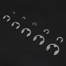 200Pcs Stainless Steel E-Clip Assortment Kit 1.5/2/3/4/5/6/7/8/9/10mm Circlip zg
