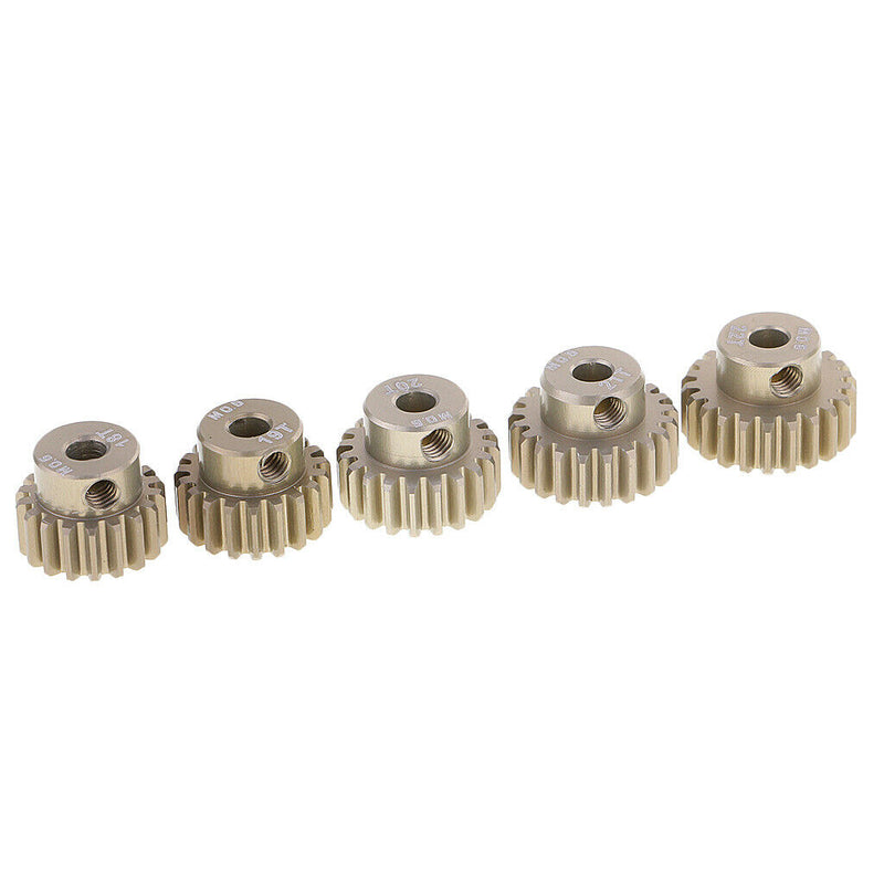 Professional RC 1/10 1/8 Car Parts M0.6 3.175mm 18T-22T Pinion Motor Gears for