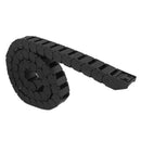 Machine tools plastic towline drag chain Black 15 x 20 mm