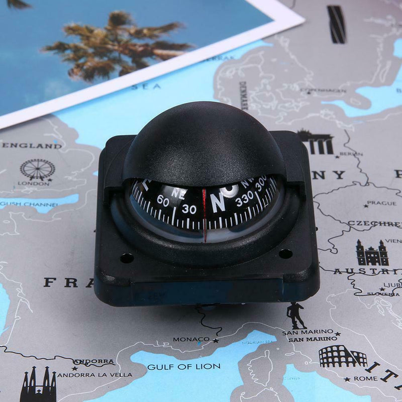 Adjustable Car Dashboard Navigation Compass Ball for Boat Marine Truck