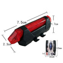 2x Bike Tail Light USB Rechargeable Light Super Bright Safty Light White