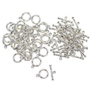 50x Necklace Bracelets Design And Repair Findings OT Toggles Clasp DIY Craft