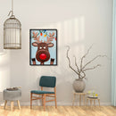 Christmas Sheep Diamond Painting 5D DIY Full Round Drill Wall Arts (B2483) A