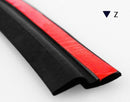 157" 4M Z Shape Car Window Door Rubber Seal Hollow Strip Sealing Weatherstrip