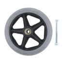 Durable Castor Wheels Replacement Wheel Part Supplies 6inch Heavy Duty Gray