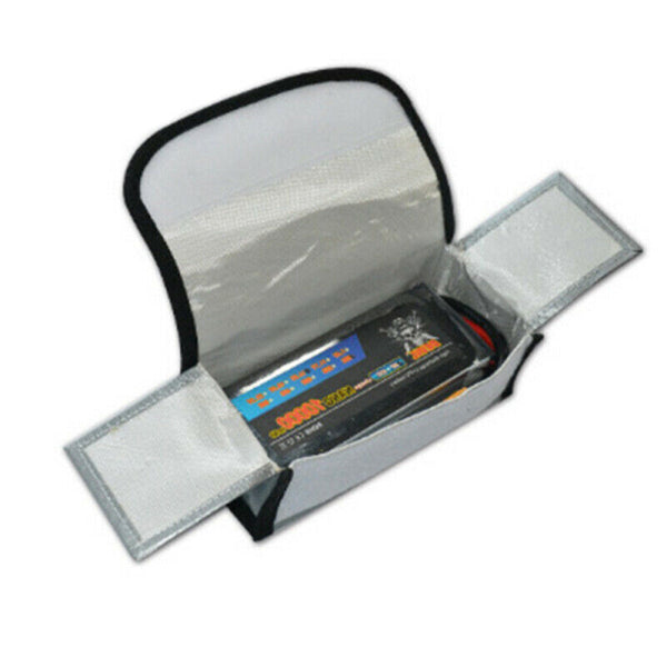 RC Lipo Battery Safe Bag Fireproof Explosion Proof Sack for Charge & Storage gde
