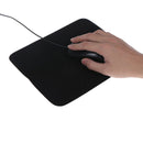 Gaming mouse pad 24*20cm antislip speed/control locking edge black mouse padME