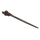 Traditional Carved Ebony Wooden Hair Pin Stick Vinatge Hair Chopsticks Black