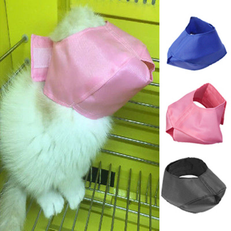 Cat Grooming Muzzle Adjustable Snout Anti Bite Cat Muzzle Cat Travel Tool FT
