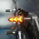 2Pcs Motorcycle LED turn signal lamp sequential flowing indicator light am JC,a