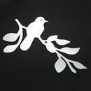 Mirror Wall Art "Birds Standing on the Tree Branch" Wall Stickers Removable M5Q1