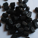 100pcs Black Plastic Wheels  Tire Valve Caps Lid Dust Cover for Auto SUV T KOA