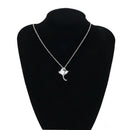 Personality Stingray Fish Alloy Mens Devil Ray FishPendant Necklace Decor 1x