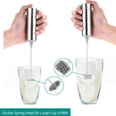Electric Milk Frother Drink Foamer Whisk Mixer Stirrer Eggbeater mit 2 Heads