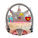Baby Sofa Support Seat Cover Learning To Sit Chair Case No Filler (Grey)