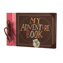 Adventure Book with Embossed Cover, Large 12.3 x 8.3 Inch 80 Pages Scrapboo