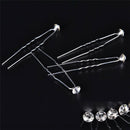 20PCS Clear Crystal Rhinestone Diamante Wedding Bridal Prom Hair Pins Hairpin Gw