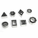 Cookie Cutter 24 Pcs/set Stainless Steel Fondant Cake Baking Mold Round Hea W4E7