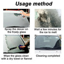 Car Windshield Deicer Antifreeze Agent Car Ice Scraper Removal Spray (30ml) A