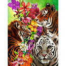5D DIY Full Drill Diamond Painting Tiger Embroidery Mosaic Craft Kit (W589)