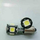 2pcs Car Bulb CANBUS Error-Free BA9S H6W White 5050 SMD 5 LED Light Lamp 12V NEW