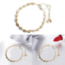 Alloy Shell Necklace Women Long Chain Pendant Elegant Choker Jewelry Gift Y4O0