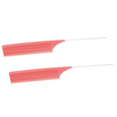 2pcs Professional ABS Weave Highlighting Foiling Hair Comb Salon Hair Combs