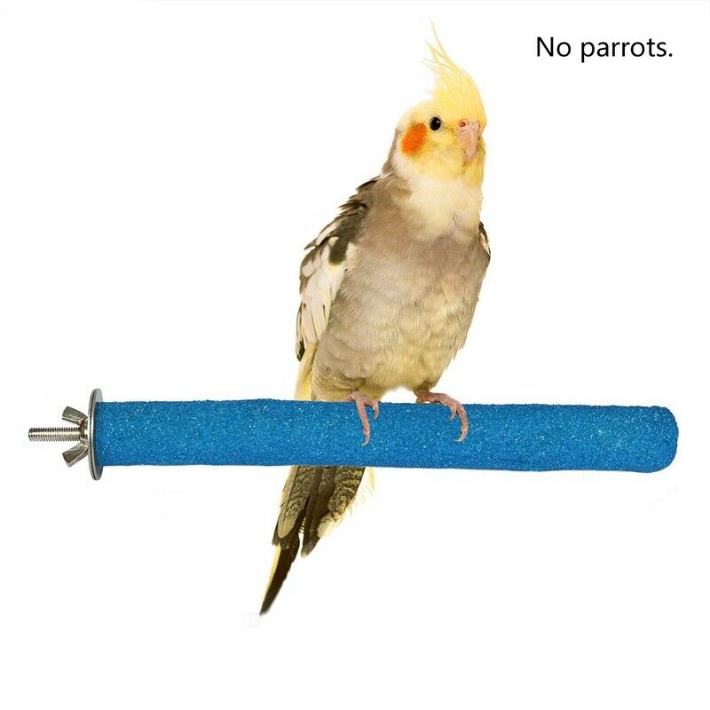 4X(Parrot Perches Bird Stand Natural Bird Cage Toys For Small And Medium BiT7C1)