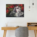 5D DIY Full Drill Diamond Painting Flower Cool Beauty Cross Stitch Ornament A