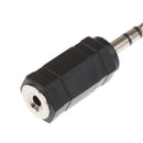 2Pcs 3.5mm male to 2.5mm female stereo audio mic plug adapter mini jack ca JR