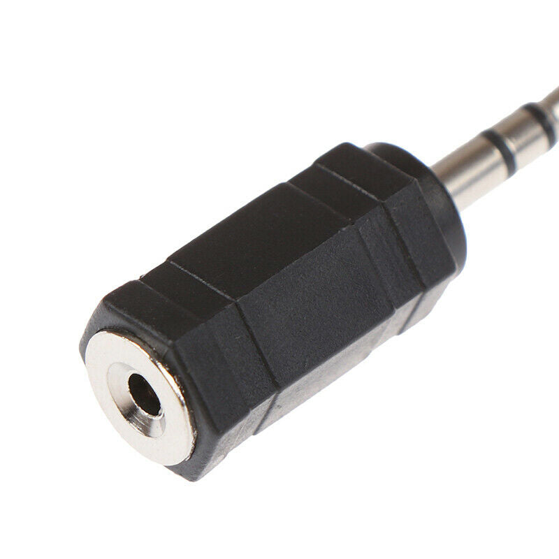 2Pcs 3.5mm male to 2.5mm female stereo audio mic plug adapter mini jack ca JR