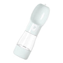 Portable Pets Dog Puppy Water Bottle Drinking Feeder Outdoor Walking Travel Gray