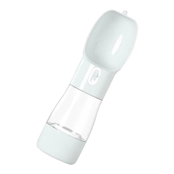 Portable Pets Dog Puppy Water Bottle Drinking Feeder Outdoor Walking Travel Gray