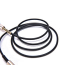 Right Angle Stereo 3.5mm Male to Male Audio AUX Earphone Extension Cable  JR
