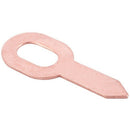 50Pcs Copper Plated Oval Dent Puller Rings Car Body Paintless Lifter Puller S5X5