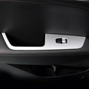For Hyundai Ix25 Creta Chrome Inner Door Armrest Window Switch Cover Decora N7Z1