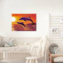 5D DIY Full Drill Diamond Painting Dolphin Cross Stitch Mosaic Craft Kits