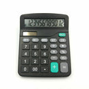 Solar Battery Desktop Calculator Basic 12-Digit Large Display Office I8T1