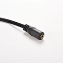 3.5mm 1/8" Stereo Female to 2 Male RCA Jack Adapter AUX Audio Y Cable SplittRKES