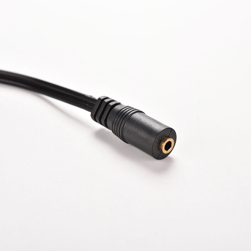 3.5mm 1/8" Stereo Female to 2 Male RCA Jack Adapter AUX Audio Y Cable SplittRKES