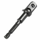 Power Drill 1/4-inch Shank 1/2-inch Impact Driver Socket Adapter 2 Pcs F2T1