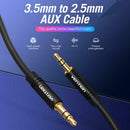 Vention 3.5mm Male to 2.5mm Male Aux Audio Cable for Car SmartPhone(1.5m)
