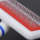 Red Puppy Cat Hair Grooming Slicker Comb Gilling Brush Quick Clean Tool Pet