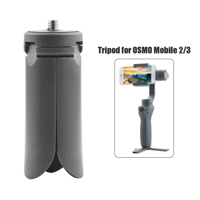 Handheld Gimbal Stabilizer Foldable Tripod Stand for DJI Mobile 2/3 (Gray)
